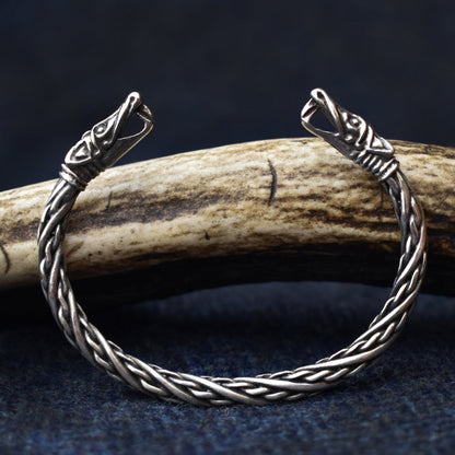 Small Silver Dragon Bracelet
