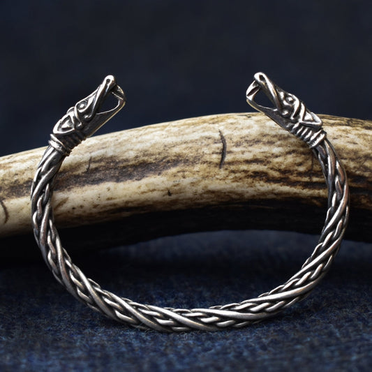 Small Silver Dragon Bracelet