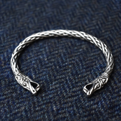 Small Silver Dragon Bracelet
