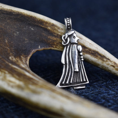 Silver Valkyrie Pendant